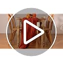 Terracotta Cheesecloth Table Runners 12 Pack - Fall Rustic Boho Decor