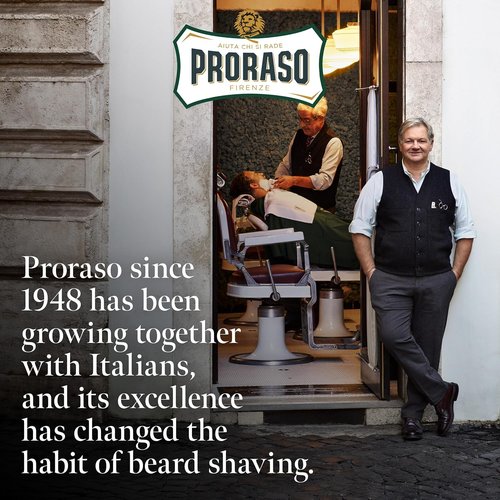 Proraso Beard Oil Treatment - Nourishing Hot Oil for Dry Hair - Conditions & Repairs Damaged Facial Hair | Four 0.6oz Packs
