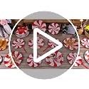 Christmas Peppermint Candy Cane Plates & Napkins Party Set - 200PCS, Disposable Tableware, Holiday Party Supplies