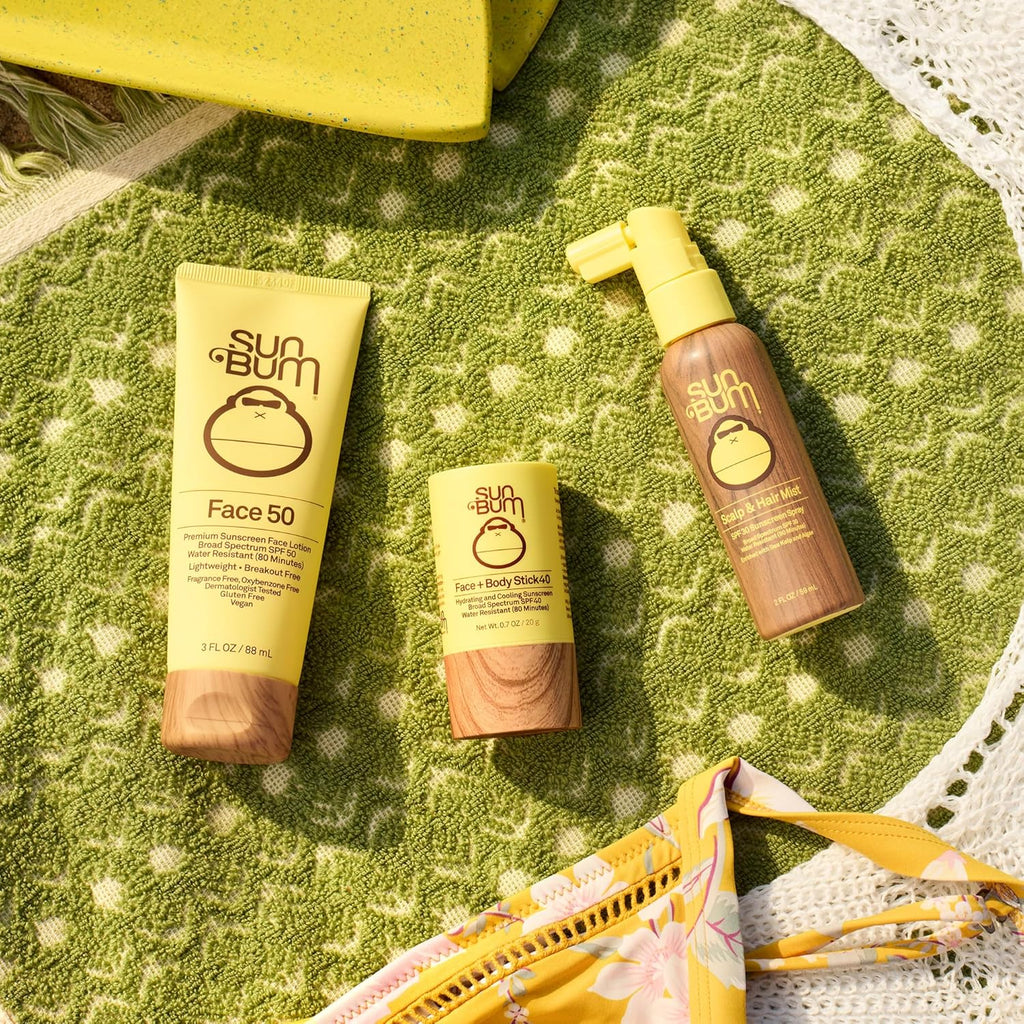 Sun Bum SPF 30 Sunscreen Scalp & Hair Mist - Vegan Broad Spectrum UVA/UVB Spray with Vitamin E - 2 oz