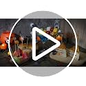 Halloween Cocktail Picks Set - 6 Unique Bamboo Toothpick Decorations for Parties