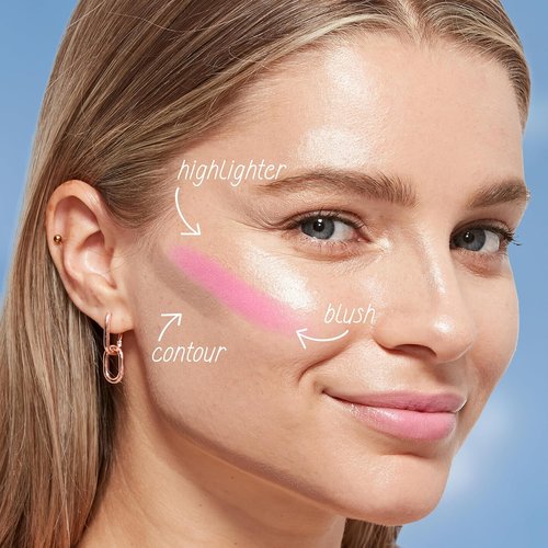 COVERGIRL Trublend Blush Balm Stick - Vegan Formula, Effortless Application, Non-Greasy | 245 Toasted Chai