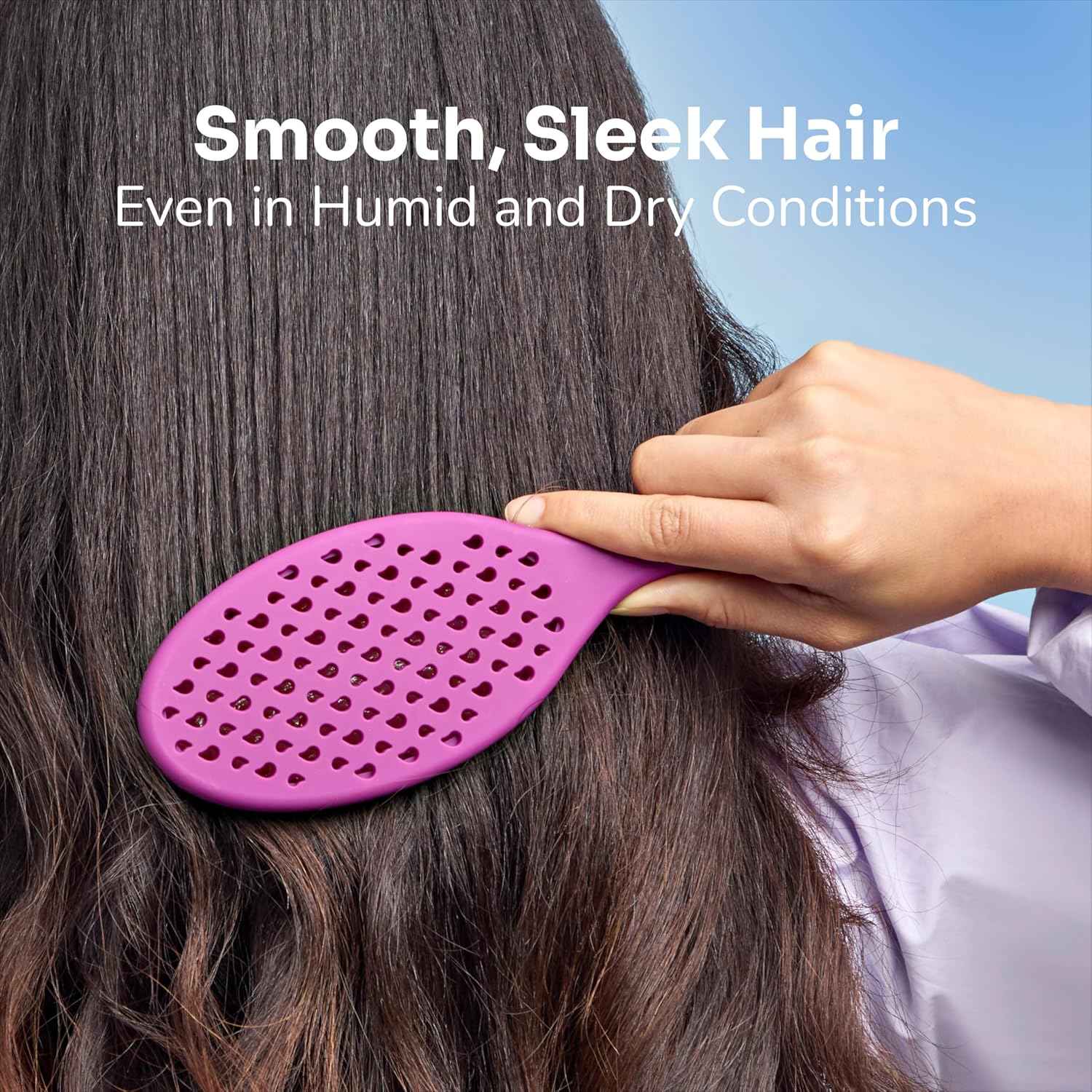 Wet Brush Frizz-Free Detangler Brush - Ionic Technology for Smooth, Frizz-Free Hair | Pink