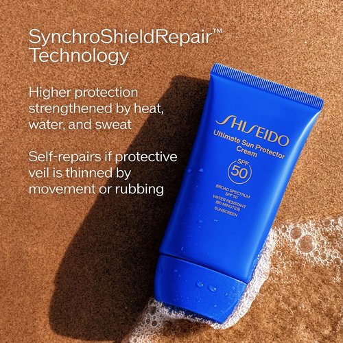 Shiseido Ultimate Sun Protector Lotion - Lightweight Invisible Broad-Spectrum Sunscreen for All Skin Types