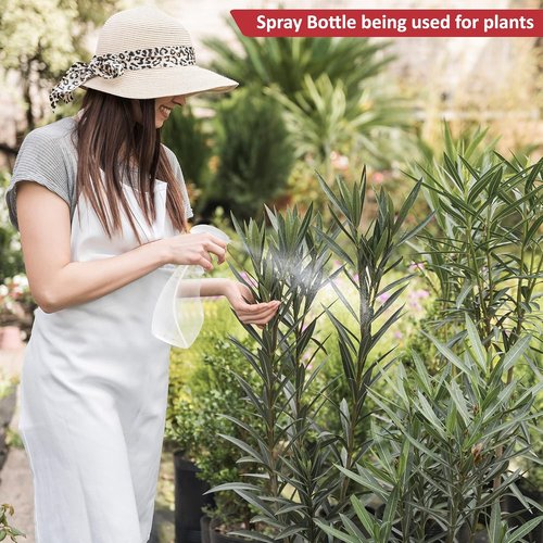 **SPRAYZ 17oz Spray Bottles - Durable Trigger Sprayer for Cleaning & Gardening | Refillable Clear Plastic**