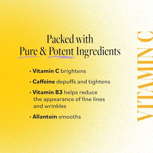 Derma E Vitamin C Eye Patches - Hydro Gel for Dark Circles & Fine Lines | 10 Ct (5 Pairs)