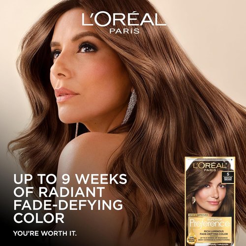 L'Oreal Paris Superior Preference Hair Color - Fade-Defying Permanent Dye for 9 Weeks of Radiance | Ultimate Black 1