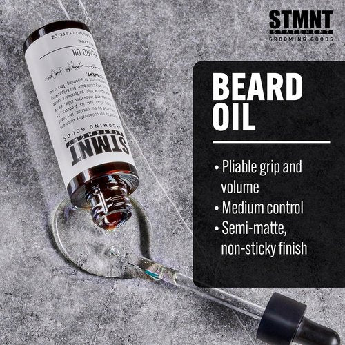 STMNT Grooming Goods Beard Oil - 1.6 Oz | Moisturizing Formula with Natural Oils, Silicone-Free