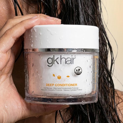 GK HAIR Vegan Deep Conditioner Hair Masque - Repair & Hydrate with Jojoba Oil | 7.05 Oz Revitalizing Treatment for Chemically Treated Hair