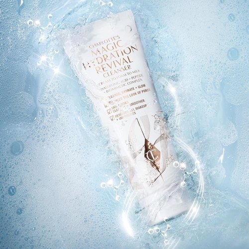 Charlotte Tilbury Magic Hydration Revival Facial Cleanser - Gentle Foaming Face Wash for Hydrated, Revived Skin | Reduces Pores & Removes Makeup