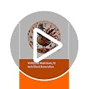 Silent Battery Operated Wall Clock - Cute Thanksgiving Turkey Decor 12 Inch
