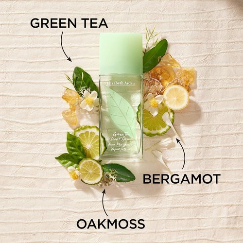 Elizabeth Arden Green Tea Eau de Toilette Spray - Women's Fresh Floral Perfume with Bergamot & Oakmoss