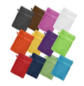 ZUPERIA Premium Bath Mitts - Pack of 12 (6 x 9 Inches) - 100% Cotton European Style Washcloths with Loop - Super Soft and Absorbent Bath Washcloths (Assorted)