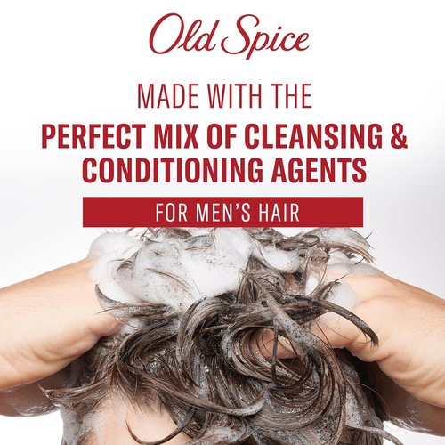 Old Spice 2-in-1 Shampoo & Conditioner - Swagger Cedarwood Lime Scent | Healthier, Fuller Hair, 29.2 Fl Oz Twin Pack