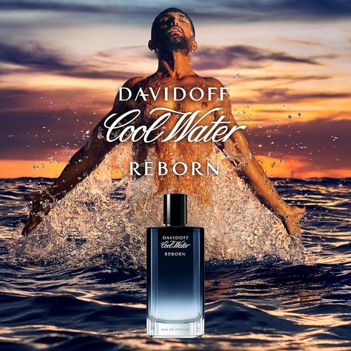 Davidoff Cool Water Reborn Eau de Parfum - Fougère Men's Cologne with Cedarwood & Vetiver - Long Lasting Scent