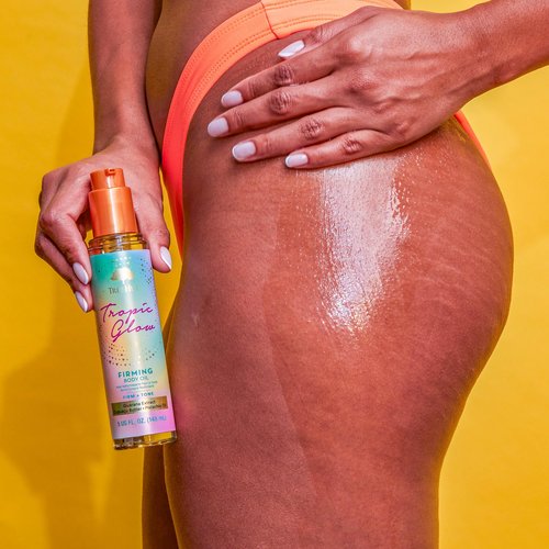 Tree Hut Tropic Glow Firming Body Oil, Hydrating Oil with Cupuacu Butter, Guarana & Pistachio Oil for Glowing Skin, 5 fl oz