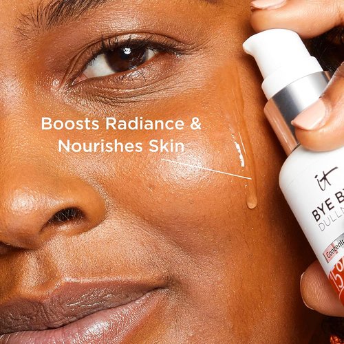 IT Cosmetics Bye Bye Dullness Vitamin C Serum - Boost Radiance & Hydrate in 10 Days - .85 fl oz