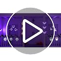 Halloween Ghost String Lights - 3 Pack Twinkling LED Silhouettes with Aluminum Frame - Indoor Outdoor Decorations - Variation of Ghosts