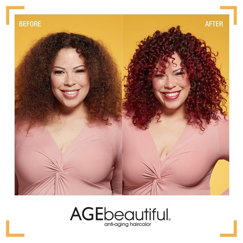 AGE Beautiful Permanent Hair Color Dye - 100% Gray Coverage & Anti-Aging Formula | Biotin Enriched for Thicker, Fuller Hair