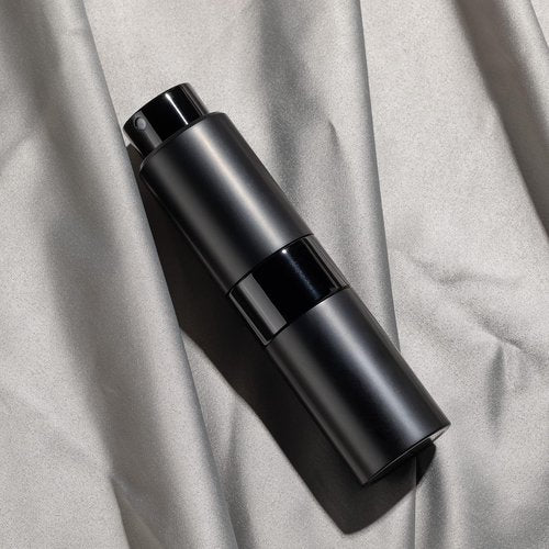 owlyee Perfume Travel Refillable Bottle - Empty Mini Cologne Spray Atomizer - Travel Size Fragrance Sprayer for Sample - Small Portable Refill Pump for Men Women 20ML & 8ML Black