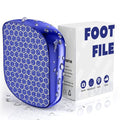Foot File, Nano Glass Callus Remover, Portable Professional Foot Beauty Care Tool, can be Used for Wet/Dry Cracked feet, Painless Foot File for Dead Skin, Foot calluses, and Foot cuticles - Blue