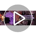 Indoor Halloween Bubbling Cauldron Decoration Set with Lights & Remote