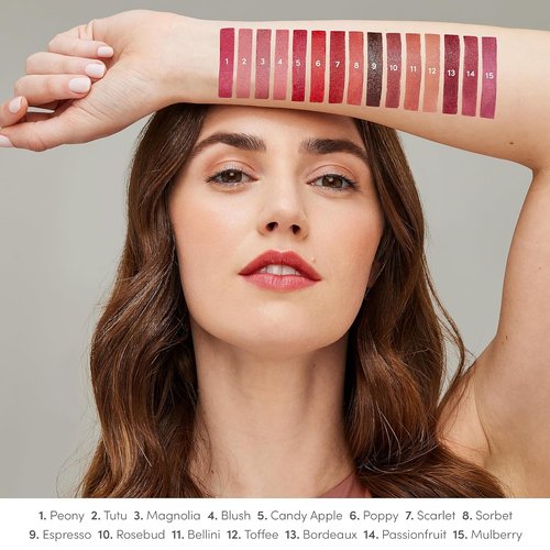 Jane Iredale ColorLuxe Hydrating Cream Lipstick - Creamy, Highly Pigmented Formula for Bold Color | Vegan Satin Finish