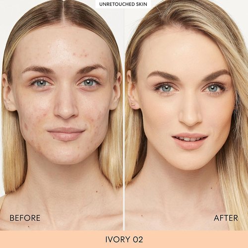 bareMinerals Barepro Liquid Foundation - SPF 20, Full Coverage, Breathable Makeup, Natural Matte Finish