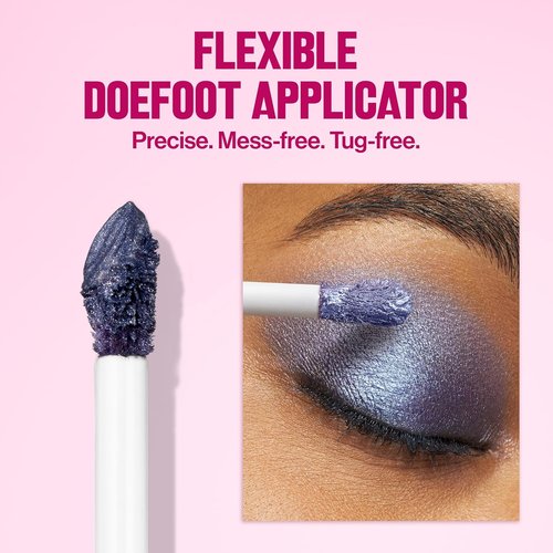 REVLON Glimmer Liquid Shadow - Smudge-Proof Shimmer Eyeshadow, Long-Lasting, High Pigment, 206 UFGlo