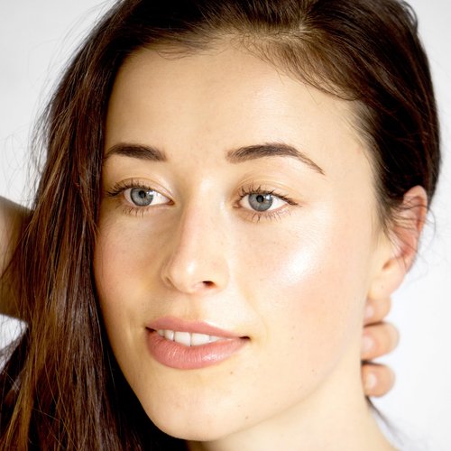 Ere Perez - Natural Vanilla Highlighter Balm | Creamy, Dewy Finish, Easy To Blend, Sensitive Skin Safe | Vitamin E | Vegan, Cruelty-Free, Clean Beauty (Falling Star)