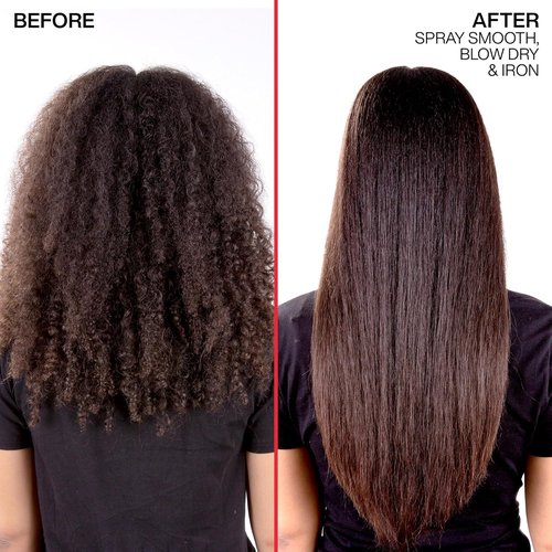 Redken Spray Smooth Anti-Frizz Hair Spray | Frizz Control & Heat Protection, Paraben-Free