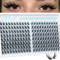 Wispy Lash Clusters Natural Eyelashes Cluster Eyelash Extensions Cat Eye176PCS Individual Lashes Clusters C Curve Eyelash Clusters 10-16MM DIY Lash Extension by Pleell