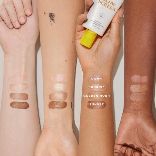 Supergoop! Glowscreen SPF 40, Golden Hour (Bronze Glow) - 1.7 fl oz - Glowy Primer + Broad Spectrum Tinted Sunscreen - Helps Filter Blue Light - Hydration - Hyaluronic Acid & Vitamin B5