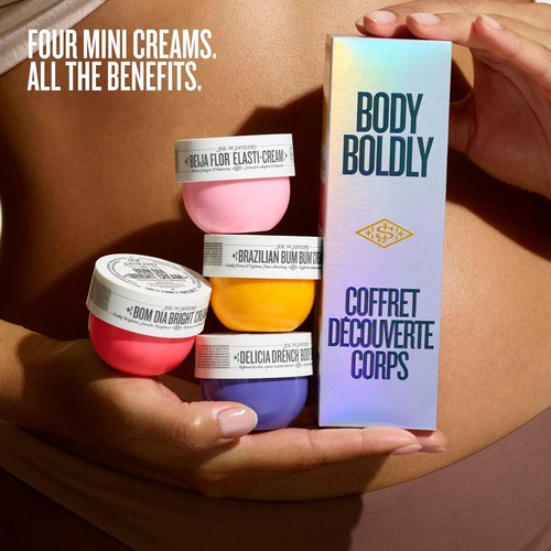 Sol de Janeiro Body Boldly Body Cream Discovery Set - Trial Size Beauty Minis | Gift Set of 4 - 25mL