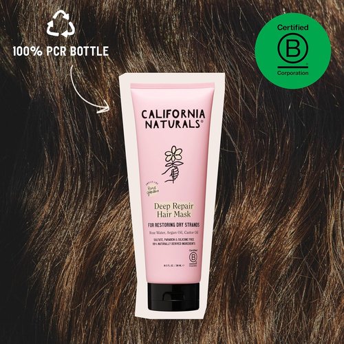 California Naturals Deep Repair Hair Mask - Vegan, Paraben & Sulfate Free Conditioner for All Hair Types | 12 fl oz