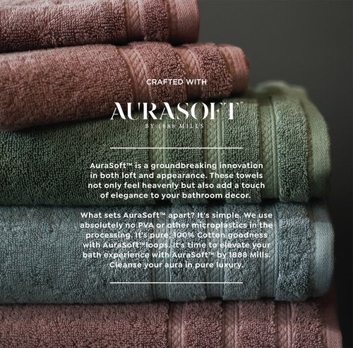 1888 Mills 625 GSM Premium 100% Cotton Washcloths – Pack of 8 Luxury Washcloth Set, Highly Absorbent & Quick-Dry – Plush, Luxurious Feel for Face, Bath, and Spa – Durable & Long-Lasting