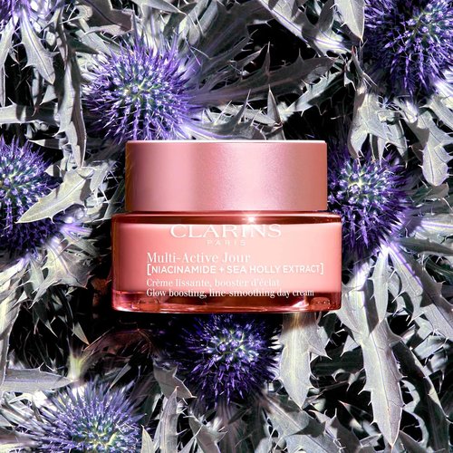 Clarins Multi-Active Face Moisturizer Bundle - Niacinamide for Smooth Fine Lines | Even Tone & Texture | Boost Glow