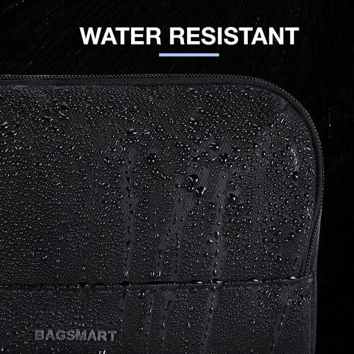 BAGSMART Travel Toiletry Bag - Water Resistant Dopp Kit for Men | Medium Size, Black