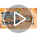Thanksgiving Placemats Set of 6 Fall Table Decor Waterproof & Washable