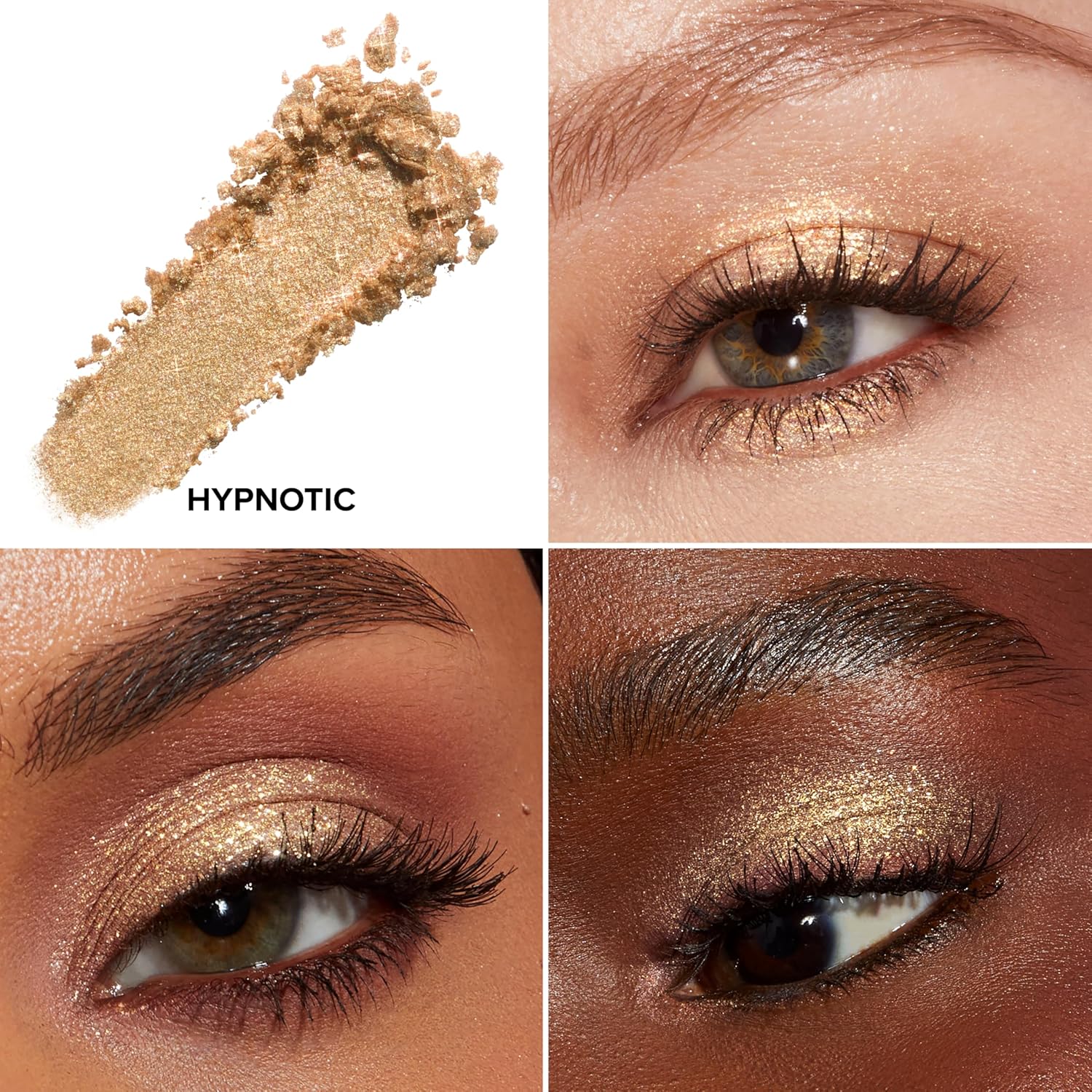 Too Faced Disco Crush Glitter | High Shine Multi-Use Eye & Face Sparkle, Creamy Iridescent, 0.05 Ounce
