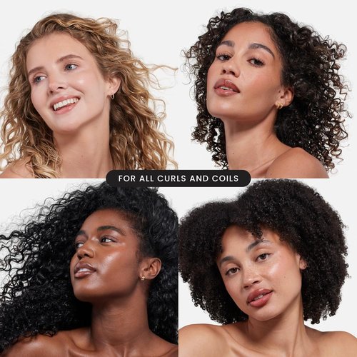Tangle Teezer Ultimate Detangler Brush - Reduces Frizz & Breakage for 3C to 4C Curly Hair | Purple Passion
