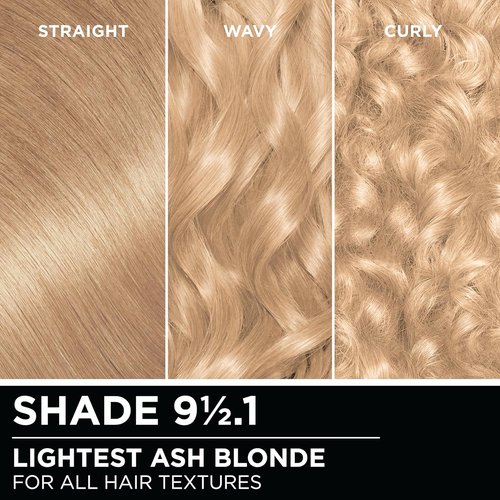 Garnier Olia Hair Color - Ammonia-Free Permanent Dye for Brilliant Oil-Rich Shine | 9 1/2.1 Lightest Ash Blonde