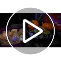 Halloween Candy Bowls Set - Plastic Trick or Treat Serving Bowls, Horrific Variation