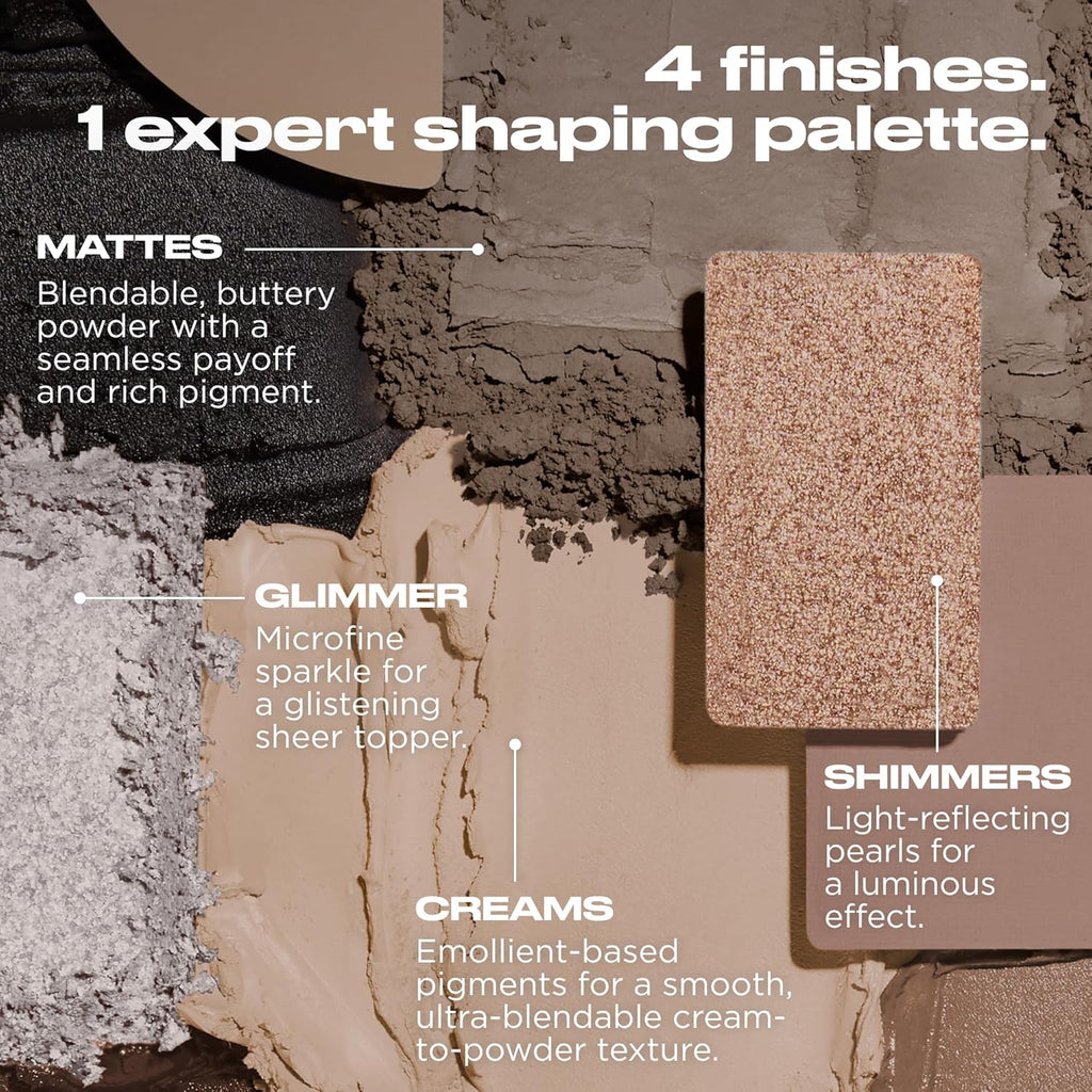 Urban Decay Naked Cool Palette & Dewy Setting Spray Bundle - Multi-Use Neutrals | All Nighter Waterproof (4 Fl Oz)