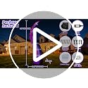 Purple Halloween Inflatable Octopus Tentacles 14FT Giant Yard Decoration with LED Lights