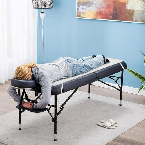Massage Table Warmer Heating Pad Professional SPA Massage Bed Warmer with Timer, 9 Heat Setting, Overheat Protection for Massage Bed & Spa, Thickened & Soft Fleece, 30" x 71"