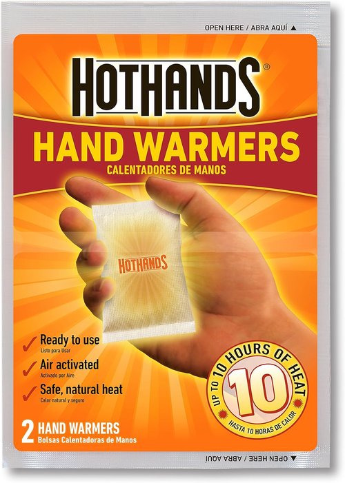 HotHands Hand Warmers - Long-Lasting Odorless Air-Activated Heat - 10 Hours of Warmth - 40 Pair Pack