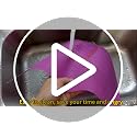Purple Vinyl & Woven Plastic Placemats Set of 4 - Durable & Easy to Clean