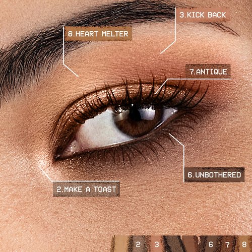 Smashbox Always On Mood Board Eye Shadow Palette | Long-Wearing Eye Shadow Palette For Every Mood | High Pigment + Shimmer Shades, 0.24 Ounce, Cozy Vibes