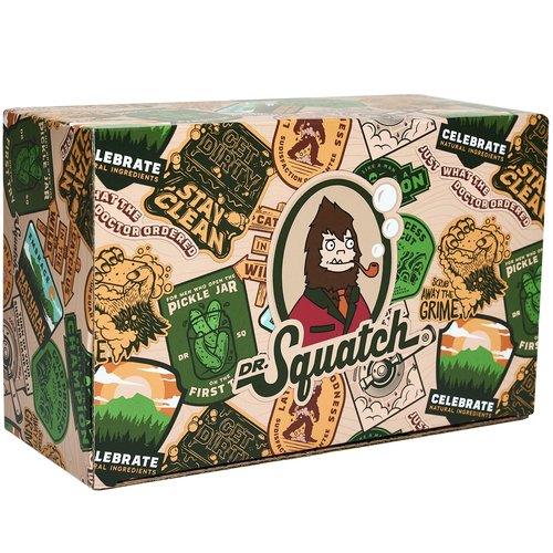 Dr. Squatch Men’s Soap & Deodorant Bundle - Valentine’s Day Gifts for Men - Bar Soap, Aluminum Free Deodorant Men - Gifts for Men (8 Piece Bundle)